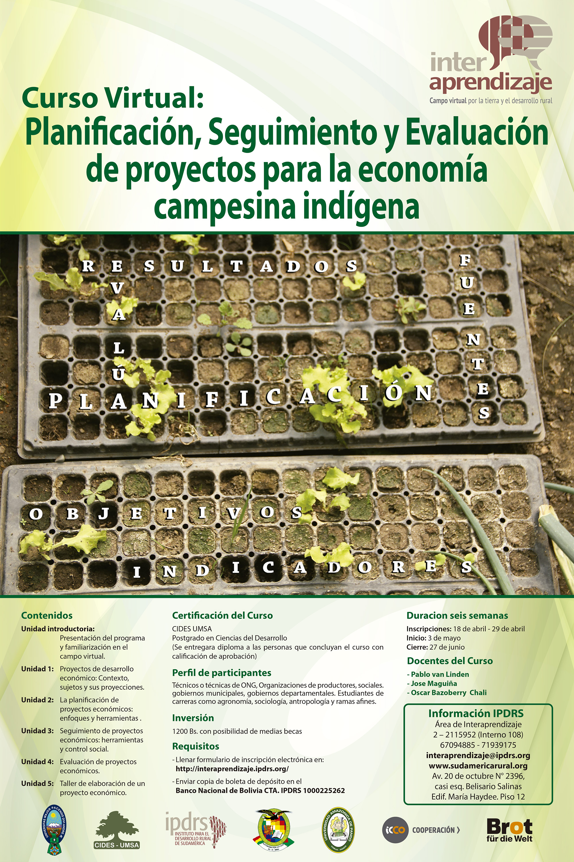 Afiche: Curso virtual 